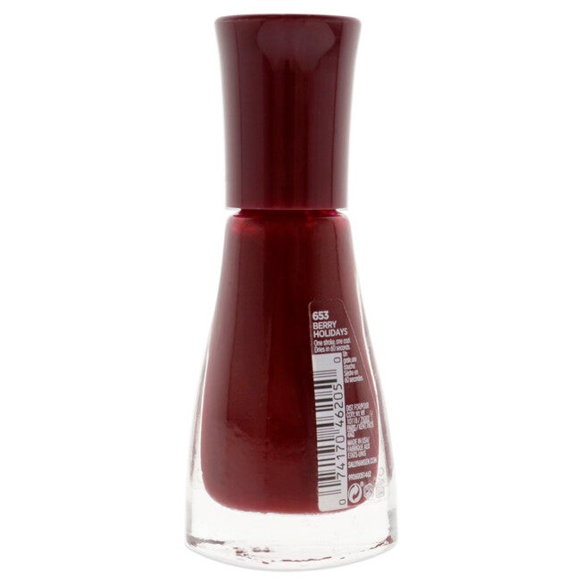 Insta-Dri Nail Color - 653 Berry Holidays by Sally Hansen for Women - 0.31 oz Nail Polish, See Description, alternate image number 1