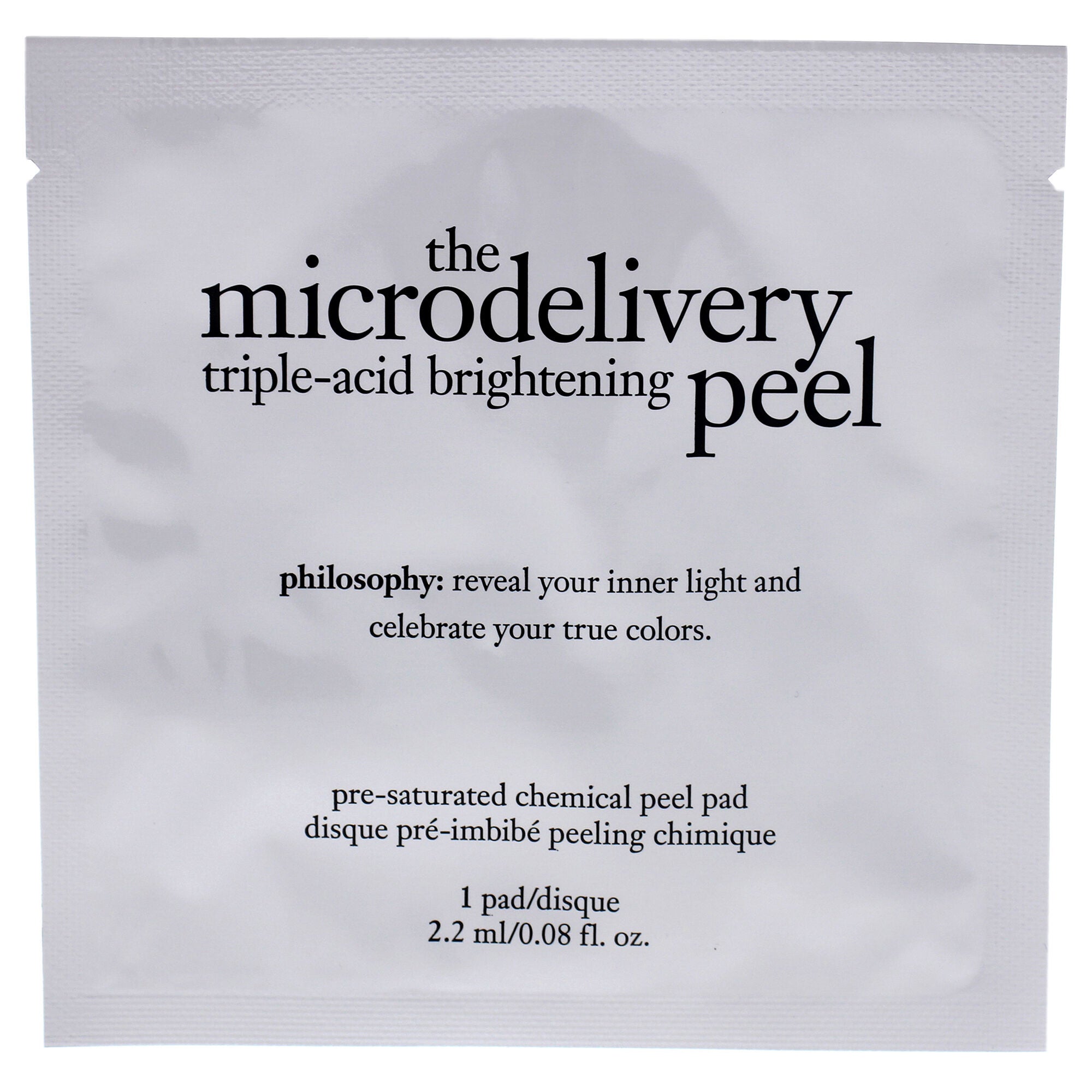The Microdelivery Triple-Acid Brightening Peel Pad by Philosophy for Unisex - 12 Pc Pads, See Description, alternate image number 4