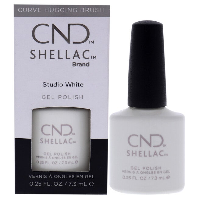 Shellac Nail Color - Studio White by CND for Women - 0.25 oz Nail Polish, See Description, hi-res image number 0