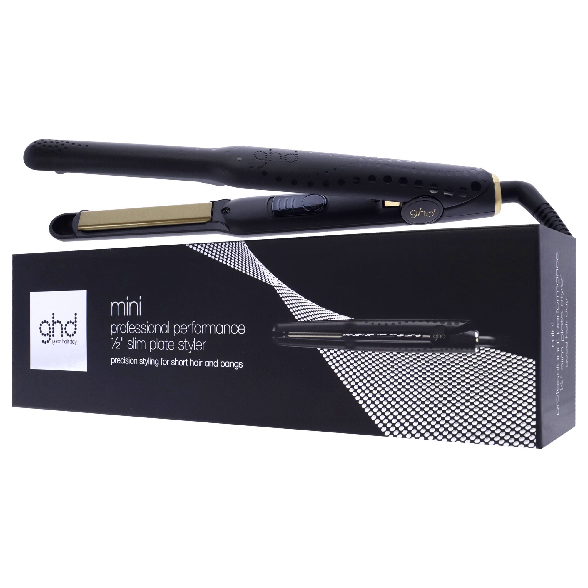 GHD Gold Professional Styler Flat Iron - Black by GHD for Unisex - 0.5 Inch Flat Iron, See Description, alternate image number 3