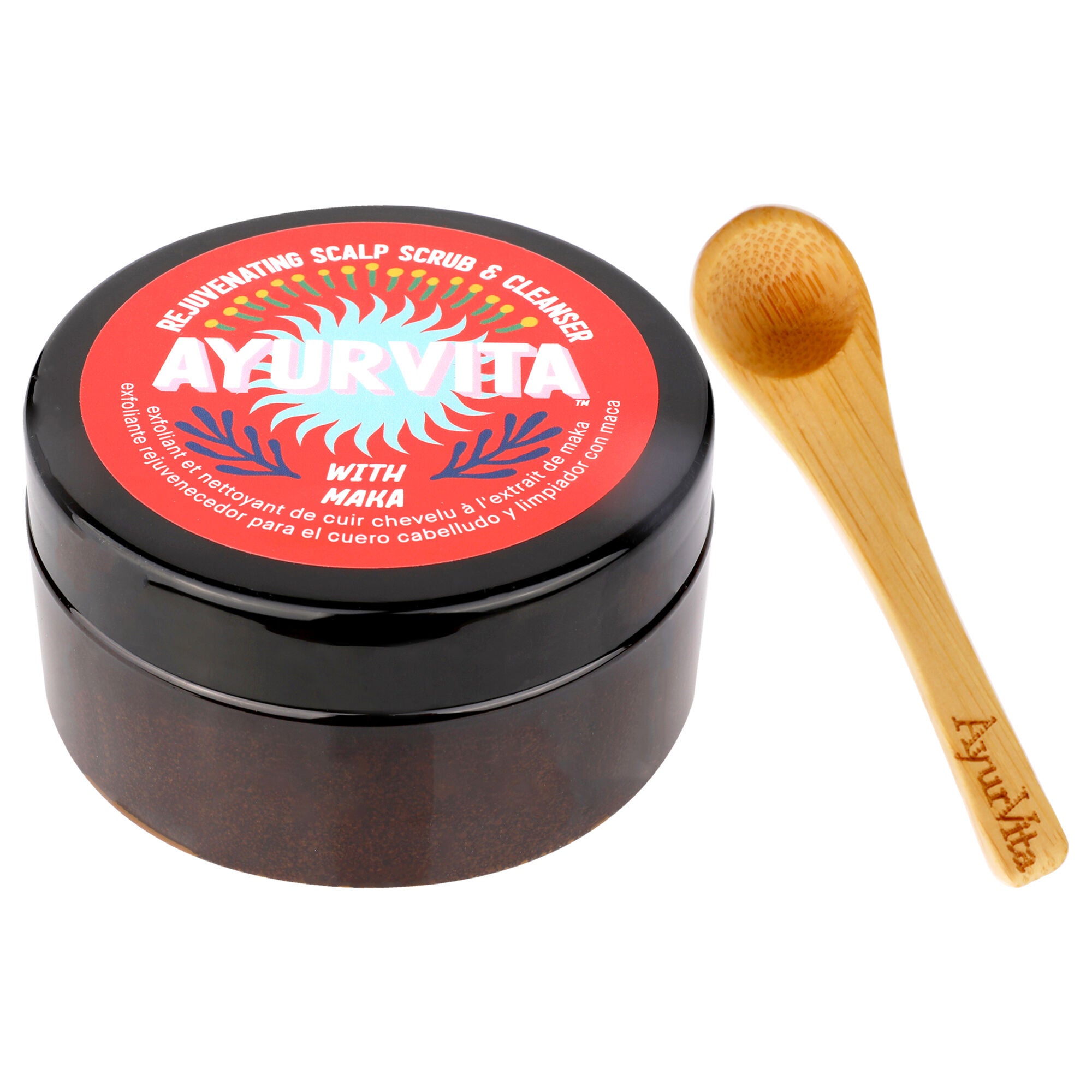 Maka Rejuvenating Scalp Scrub and Cleanser by AyurVita for Unisex 6.7 oz Cleanser, , alternate image number 5