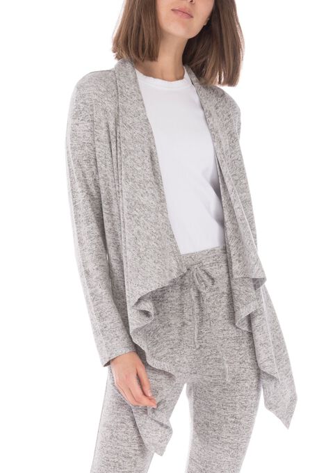Amie Waterfall Cardigan, H Grey, hi-res image number null