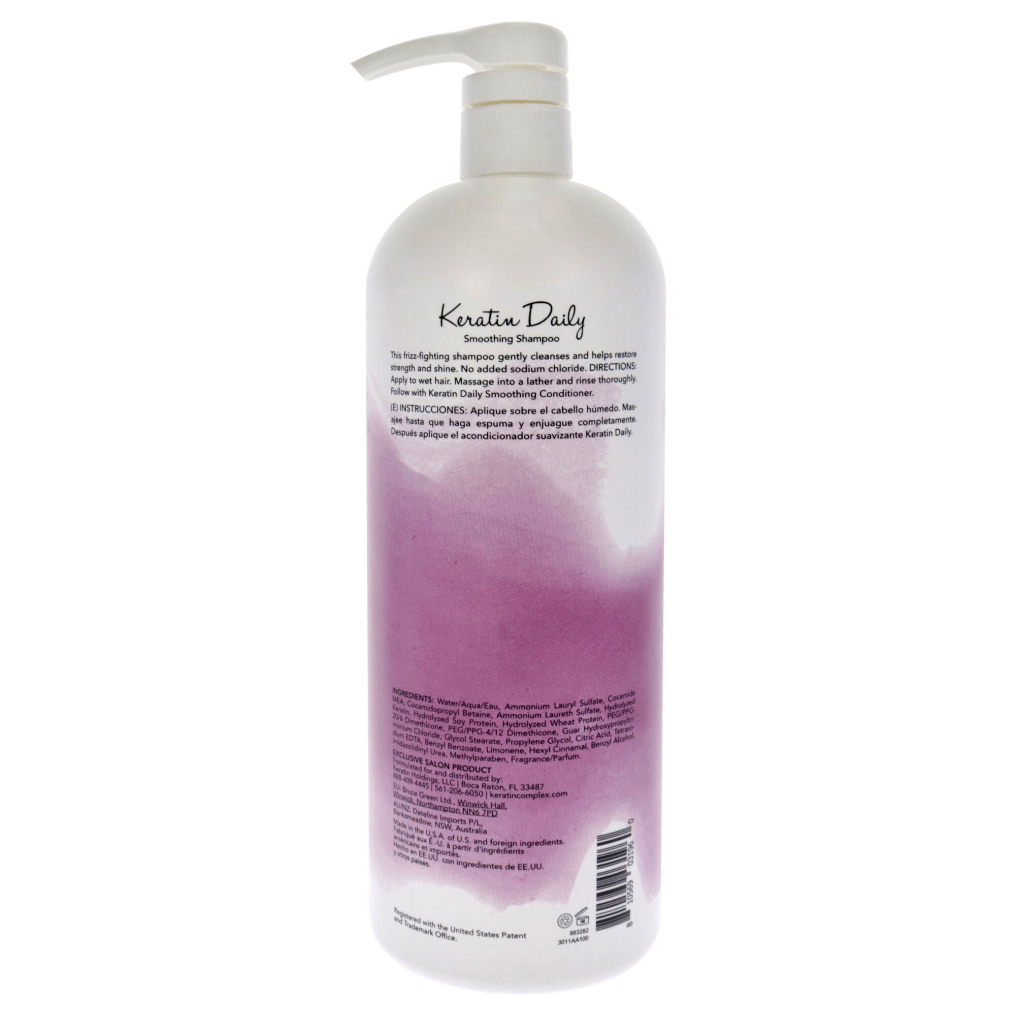 Keratin Daily Shampoo by Keratin Perfect for Unisex - 32 oz Shampoo, , alternate image number 4