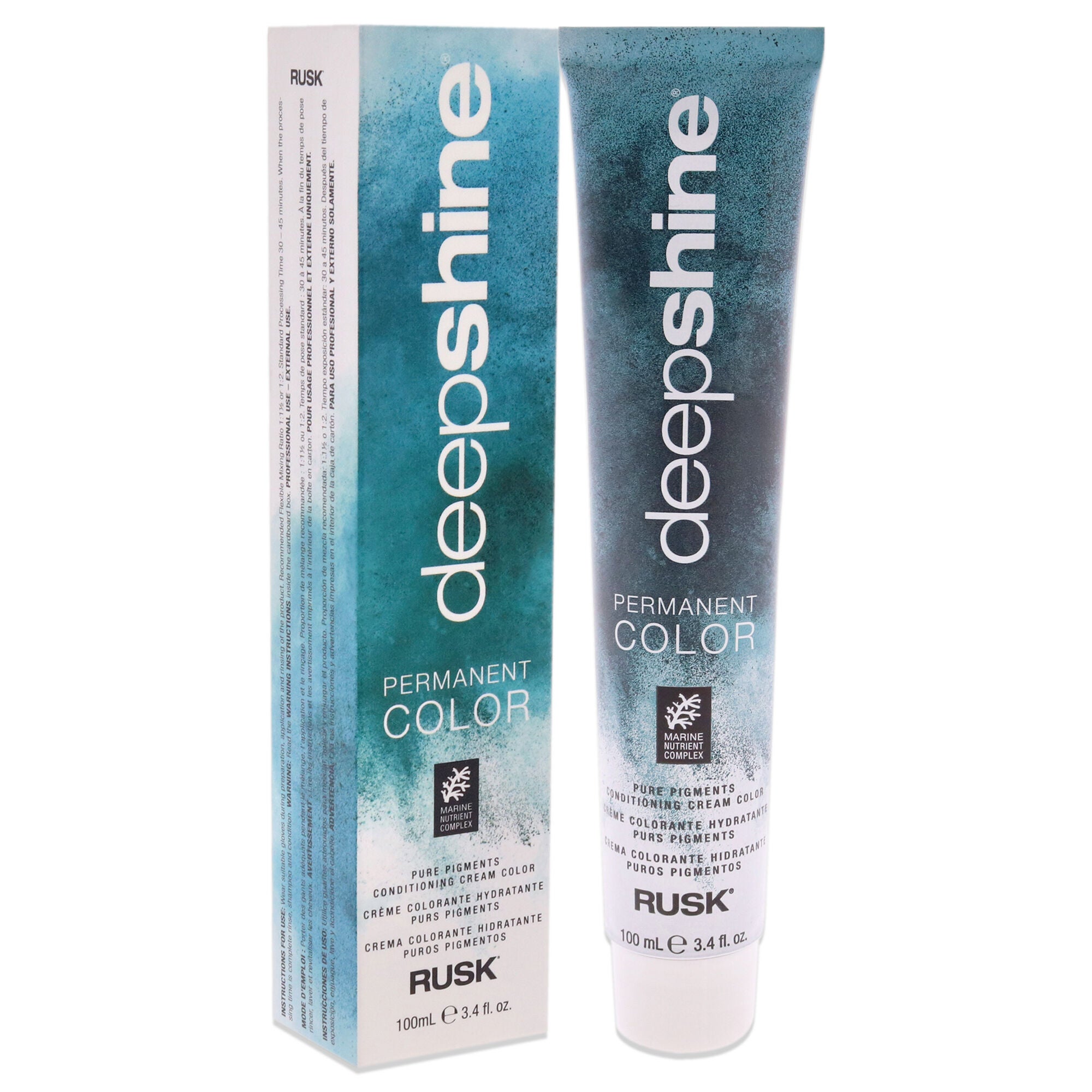 Deepshine Pure Pigments Conditioning Cream Color - 5.000NC Light Brown by Rusk for Unisex - 3.4 oz Hair Color, See Description, alternate image number 1