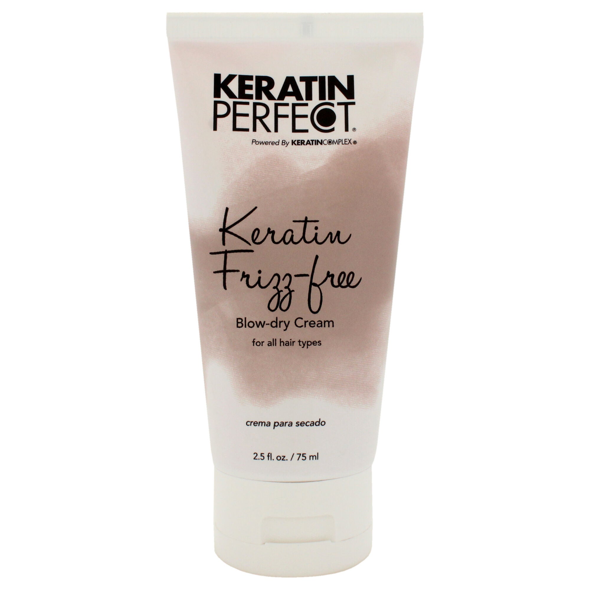 Keratin Frizz-Free Blow Dry Cream by Keratin Perfect for Unisex - 2.5 oz Cream, See Description, hi-res image number 0