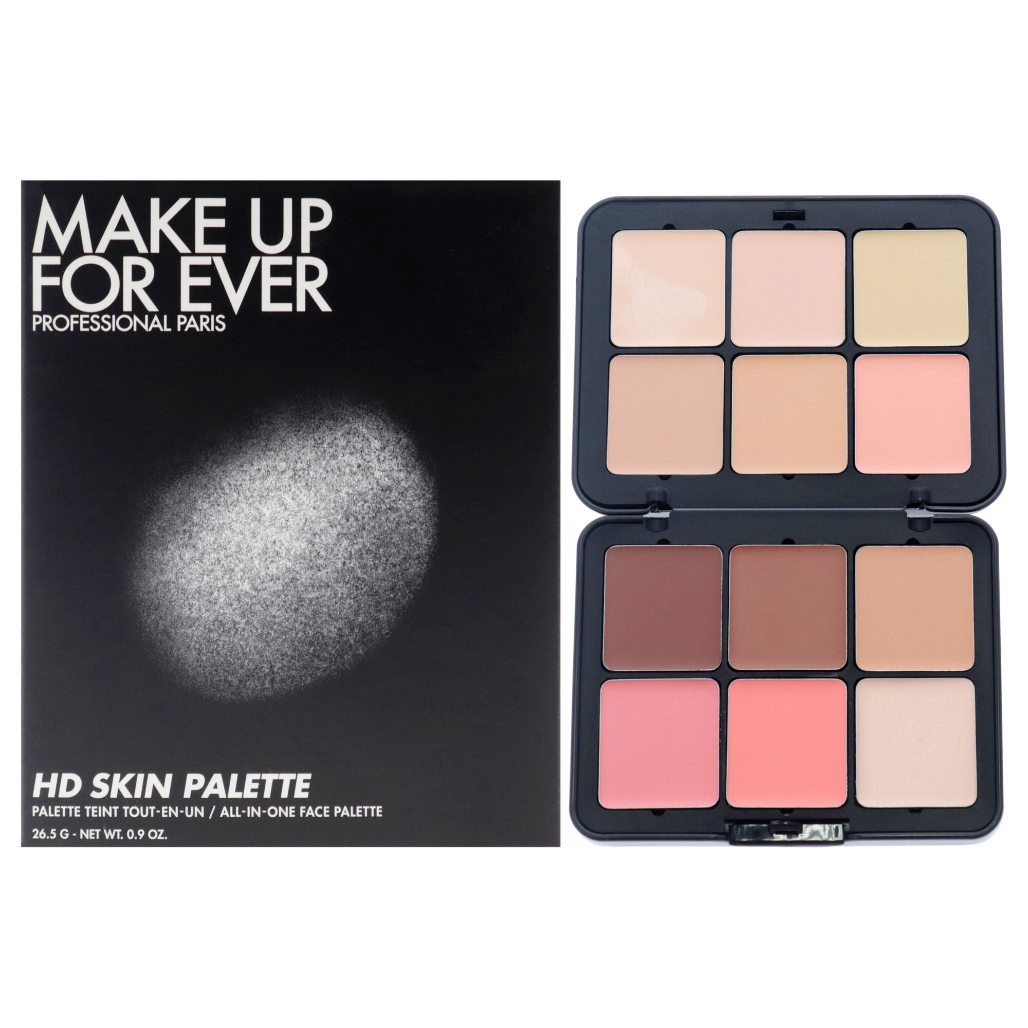 HD Skin All In One Palette - Harmony 1 by Make Up For Ever for Women - 0.9 oz Makeup, See Description, hi-res image number 0