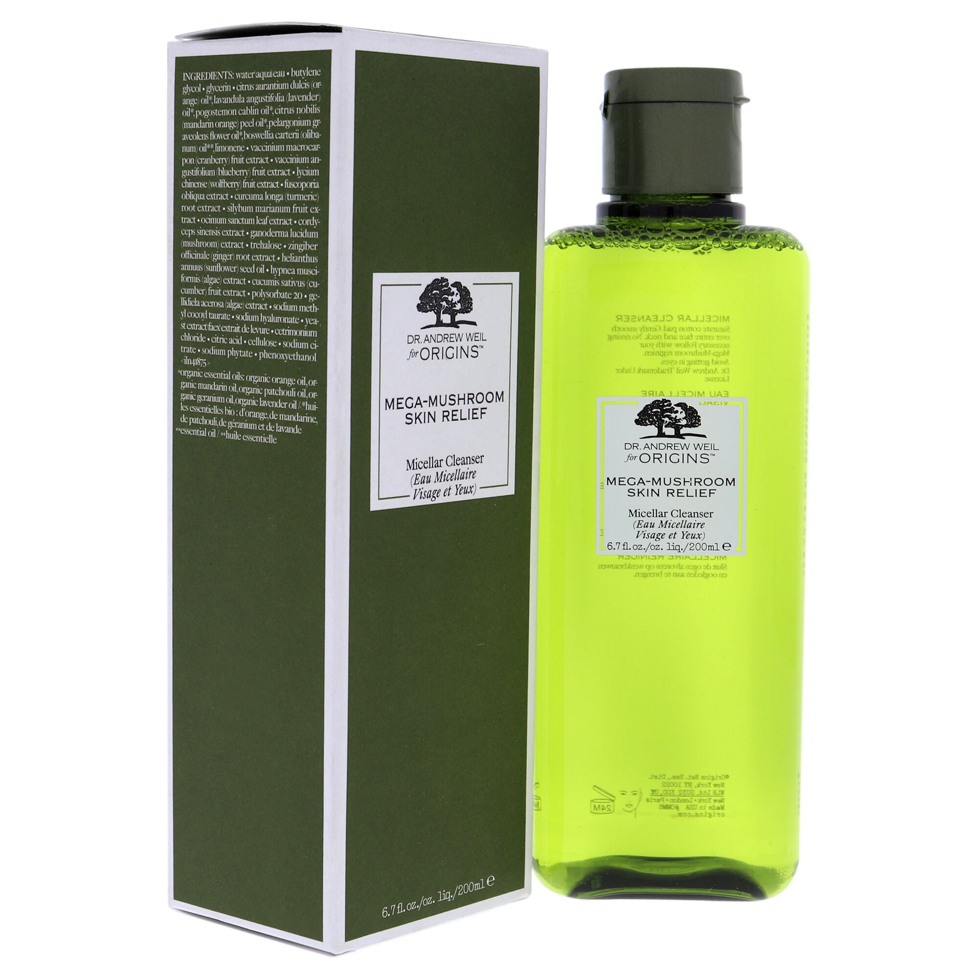 Mega-Mushroom Skin Relief Micellar Cleanser by Origins for Unisex - 6.7 oz Cleanser, , alternate image number 5