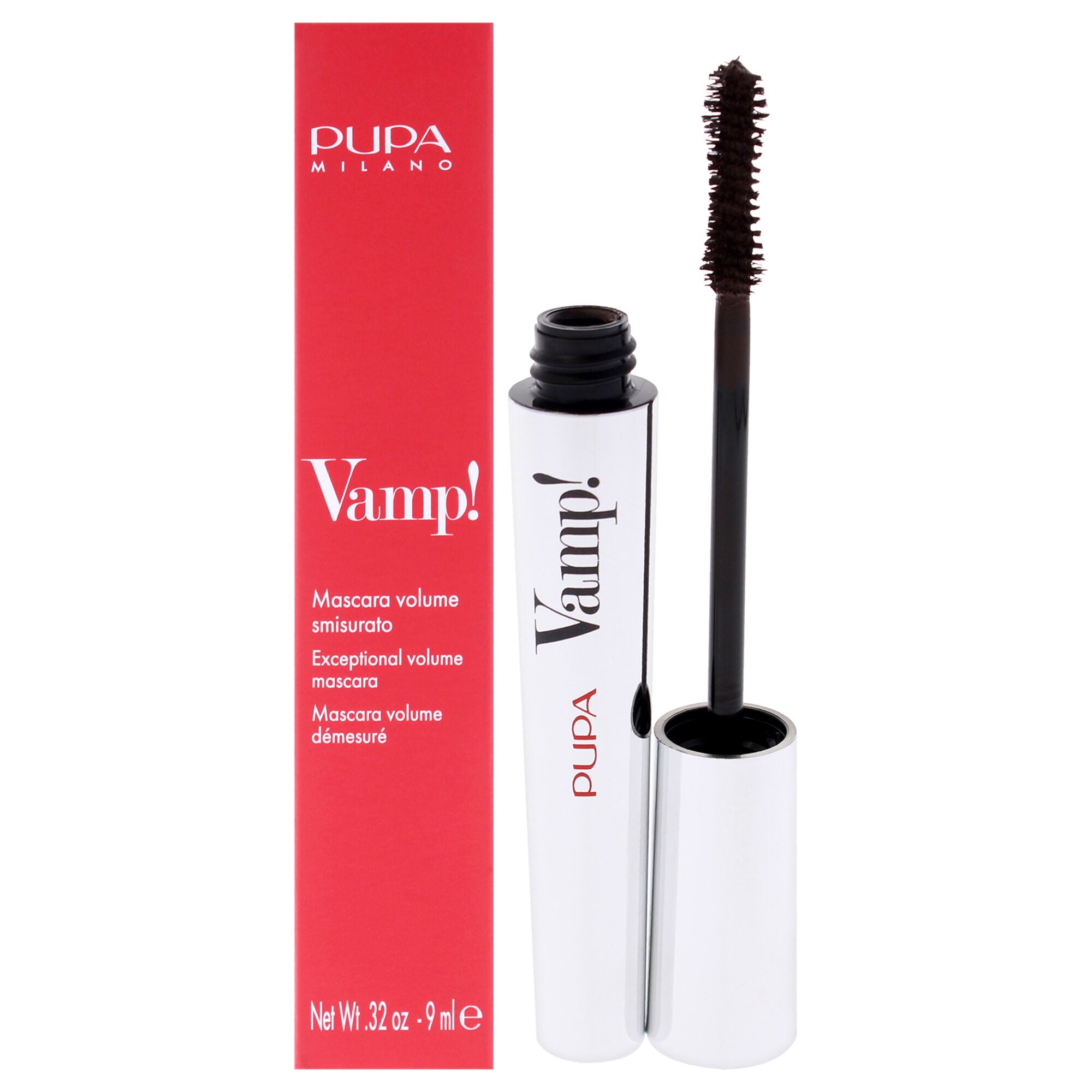 Vamp! Mascara - 200 Chocolate Brown by Pupa Milano for Women - 0.32 oz Mascara, See Description, hi-res image number 0