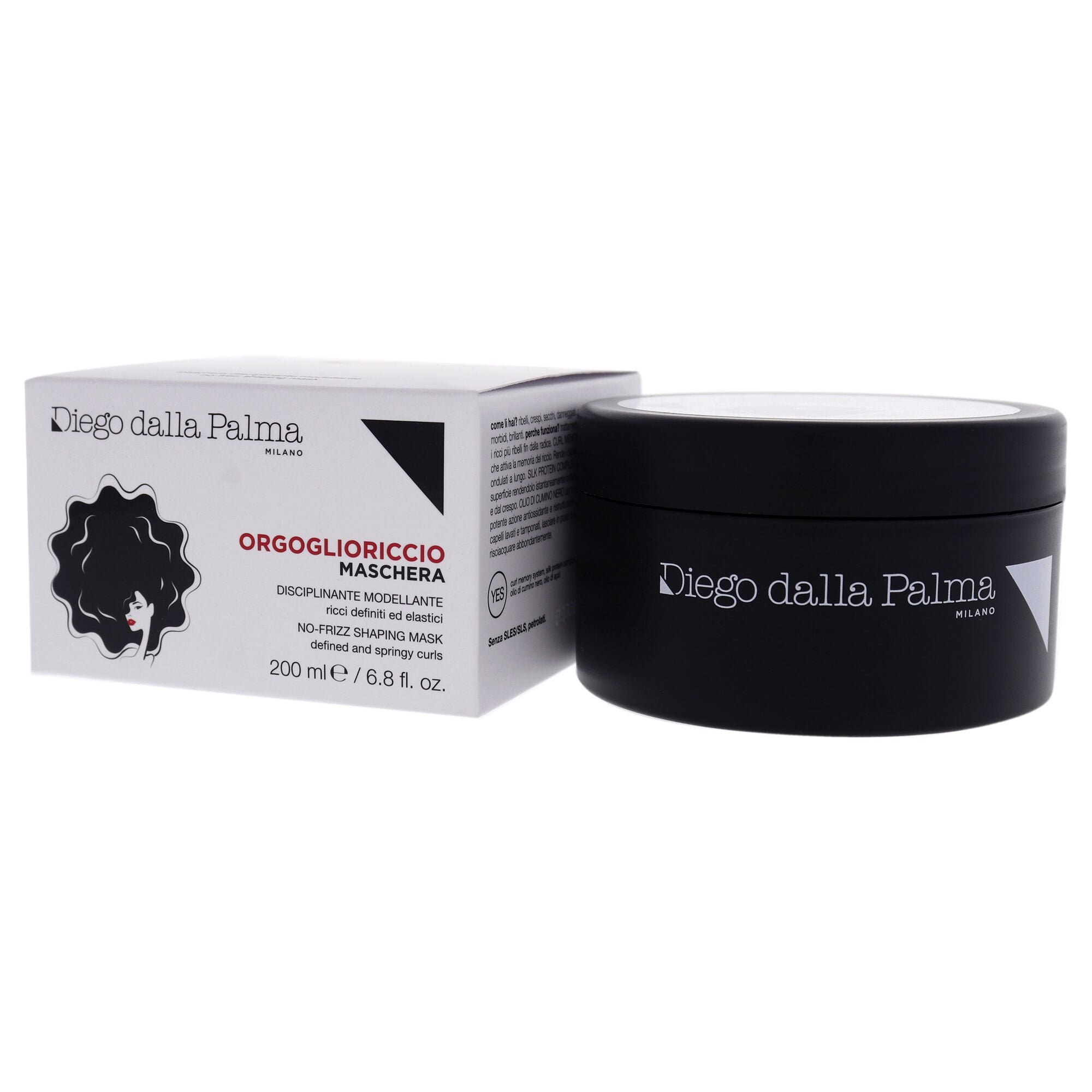 Orgoglioriccio No-Frizz Shaping Mask by Diego Dalla Palma for Unisex - 6.8 oz Masque, See Description, alternate image number 3
