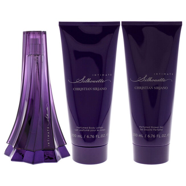 Silhouette Intimate by Christian Siriano for Women - 3 Pc Gift Set 3.4oz EDP Spray, 6.76oz Body Lotion, 6.76oz Shower Gel, NA, alternate image number null