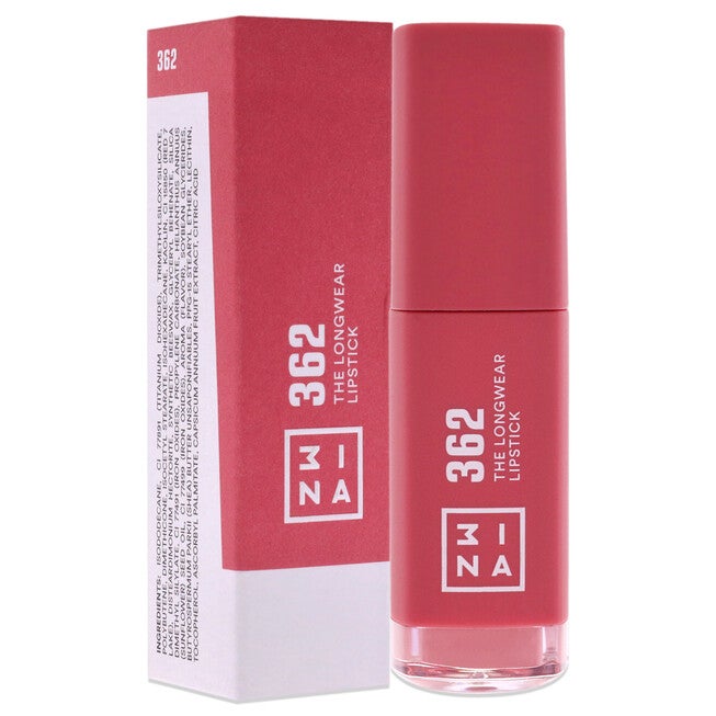 The Longwear Lipstick - 362 Pink by 3INA for Women - 0.20 oz Lipstick, NA, alternate image number null
