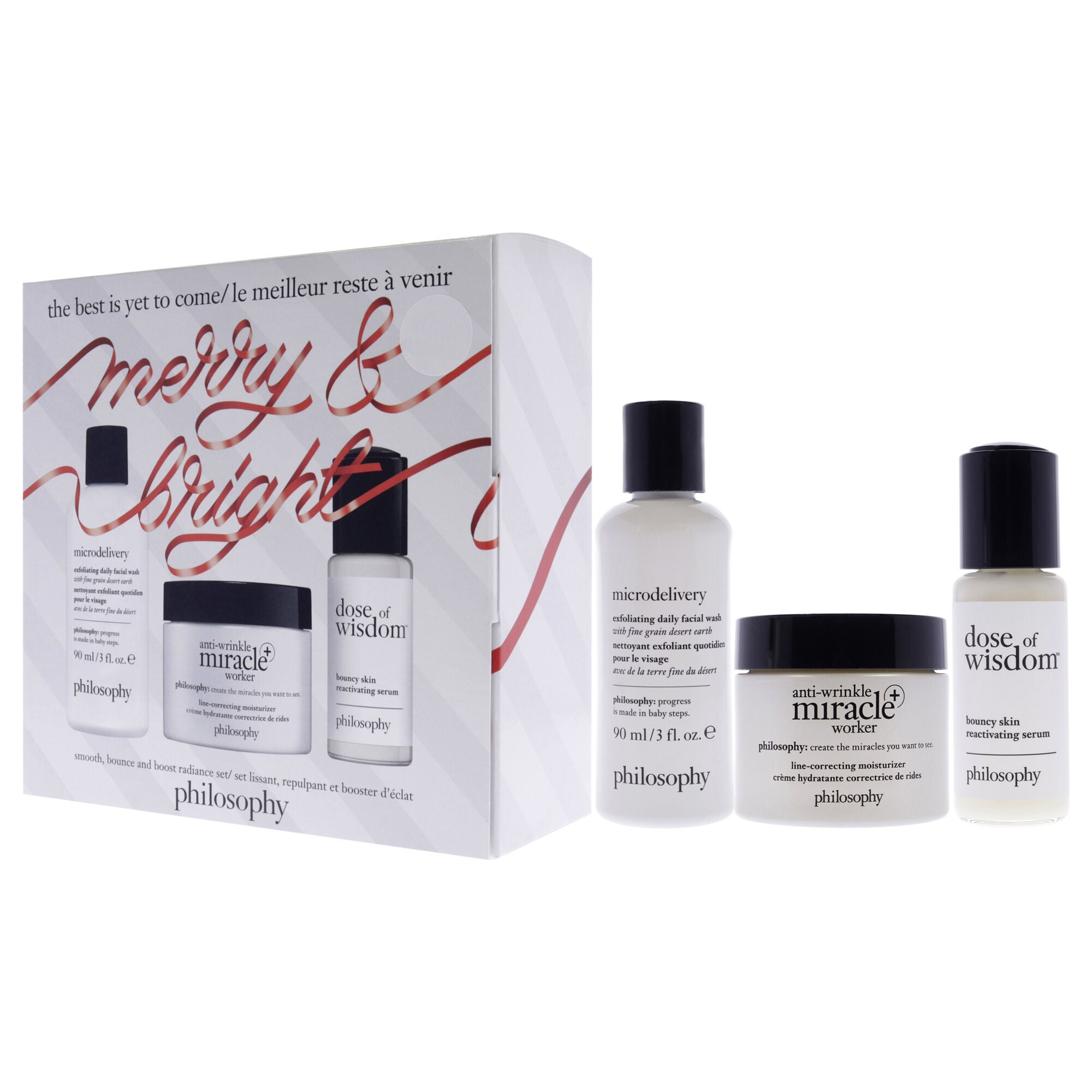 The Best Is Yet To Come Holiday Set by Philosophy for Unisex - 3 Pc Gift Set, See Description, alternate image number 2