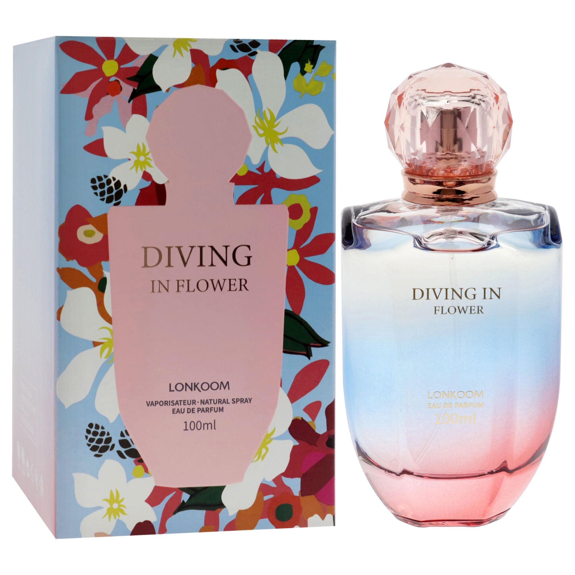 Diving In Flower by Lonkoom for Women - 3.4 oz EDP Spray, See Description, alternate image number 2
