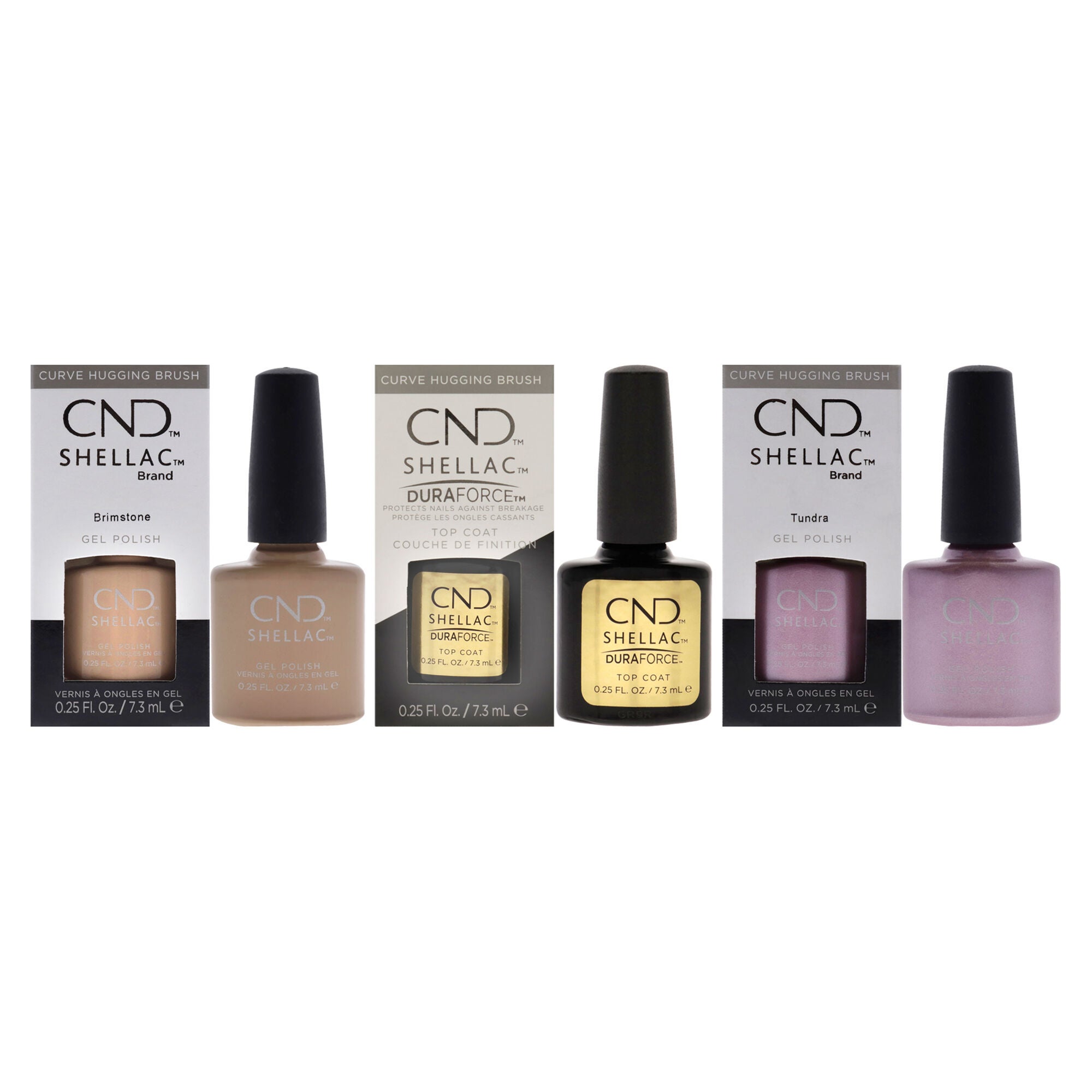 Shellac Nail Color Kit by CND for Women - 3 Pc Kit, See Description, hi-res image number 0