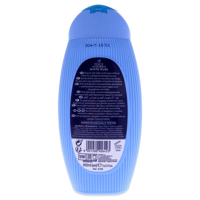 White Musk by Felce Azzurra for Unisex - 13.53 oz Shower Gel, NA, alternate image number null