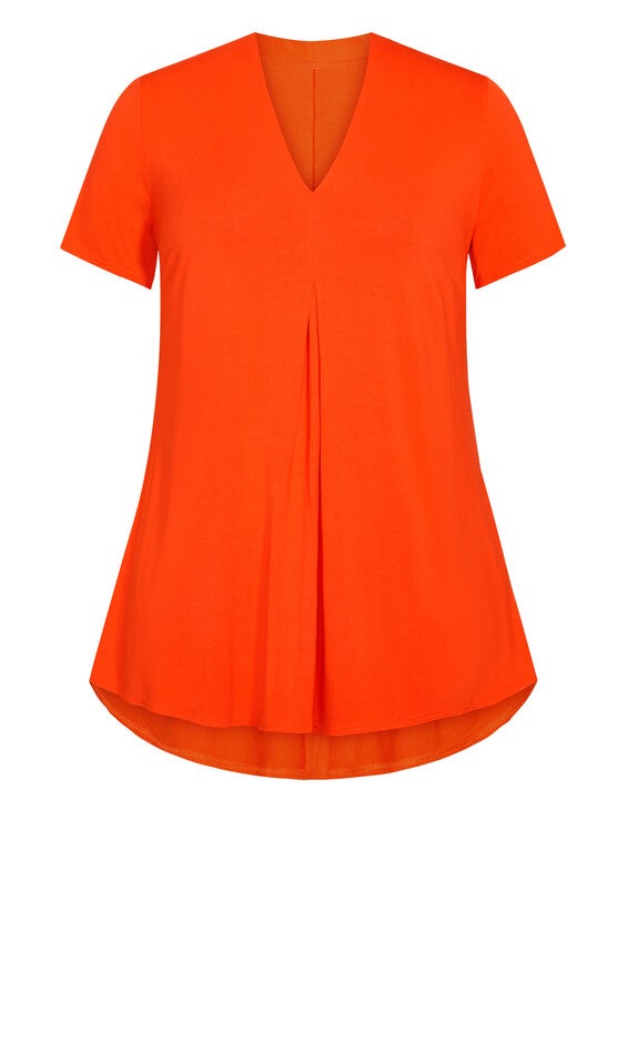 Kaylie Hi Lo Top - orange, , alternate image number 4