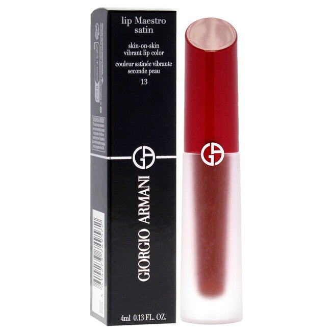 Lip Maestro Satin Lipstick - 13 Gala Night by Giorgio Armani for Women - 0.13 oz Lipstick, See Description, alternate image number 2