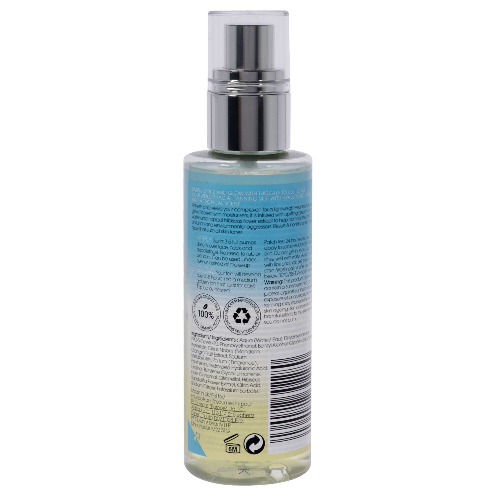Self Tan Purity Bronzing Water Face Mist by St. Tropez for Women - 2.7 oz Mist, See Description, alternate image number 2