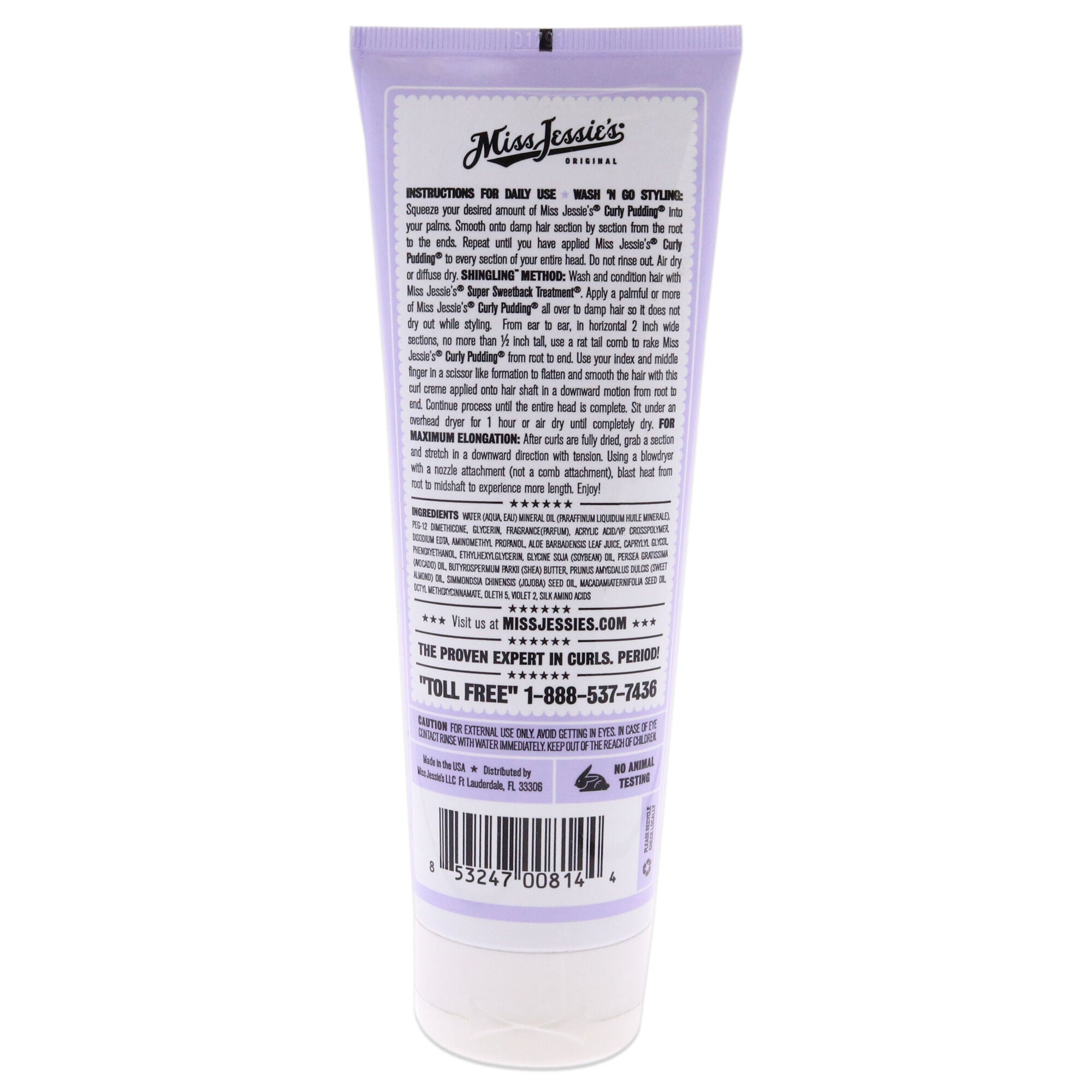 Curly Pudding by Miss Jessies for Unisex - 8.5 oz Cream, See Description, alternate image number 2