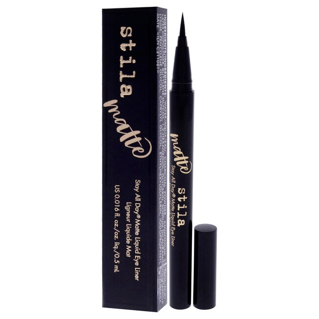 Stay All Day Matte Liquid Eye Liner - Intense Black by Stila for Women - 0.016 oz Eyeliner, See Description, alternate image number 3
