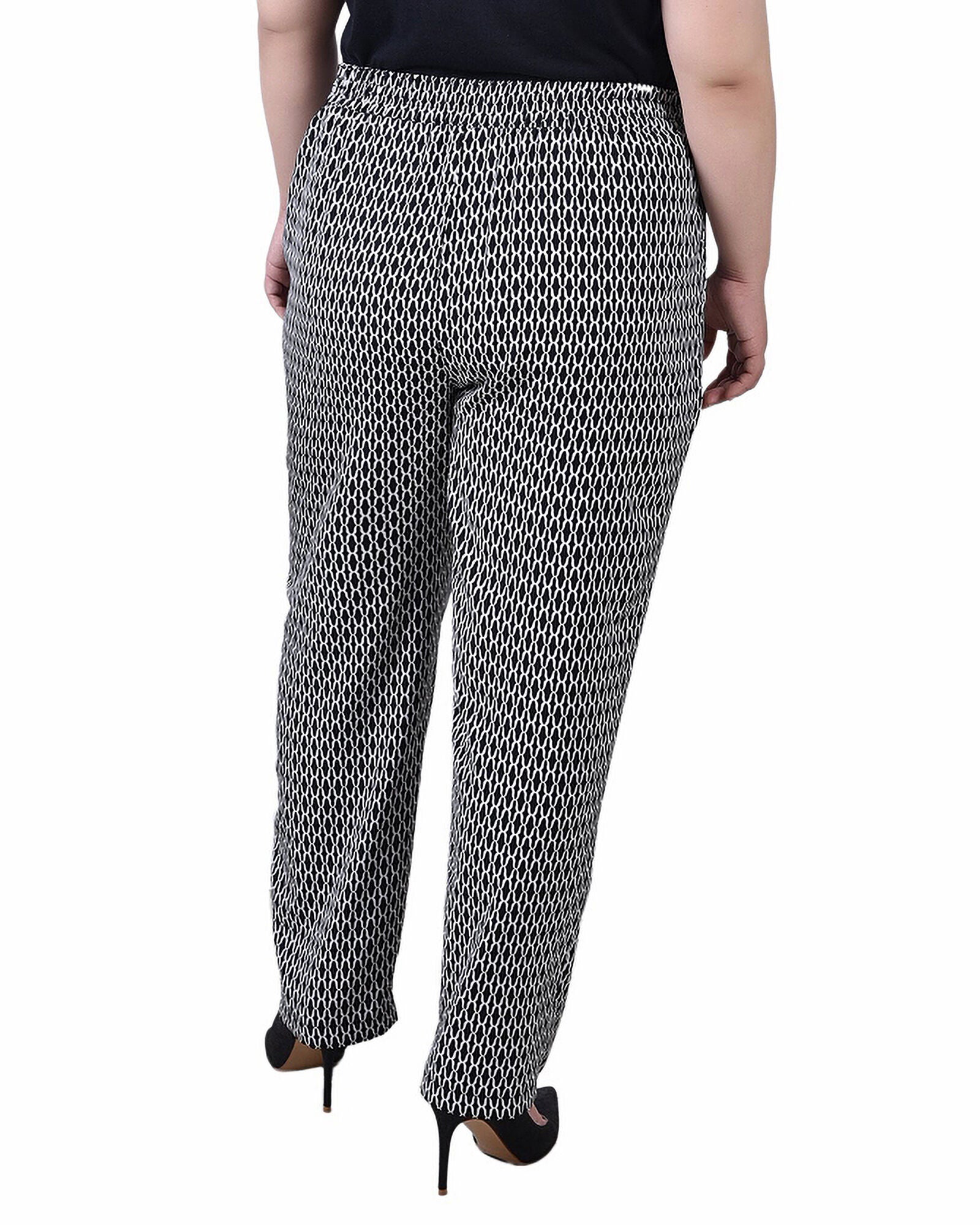 Slim Leg Pull On Pant, , alternate image number 1