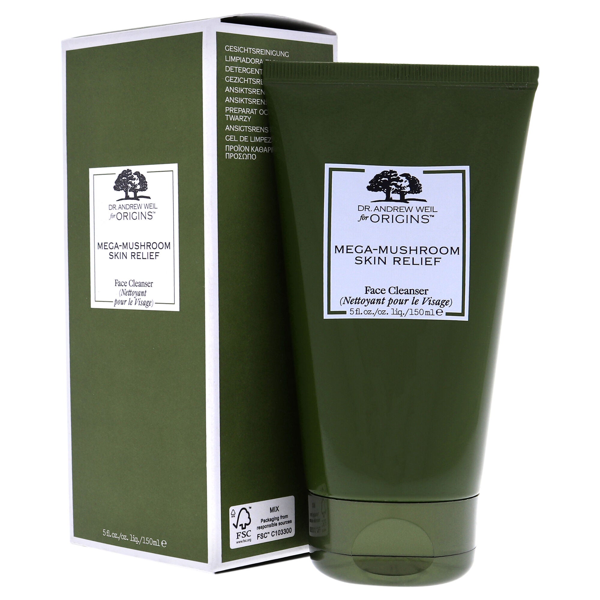 Mega-Mushroom Skin Relief Face Cleanser by Origins for Unisex - 5 oz Cleanser, , alternate image number 7