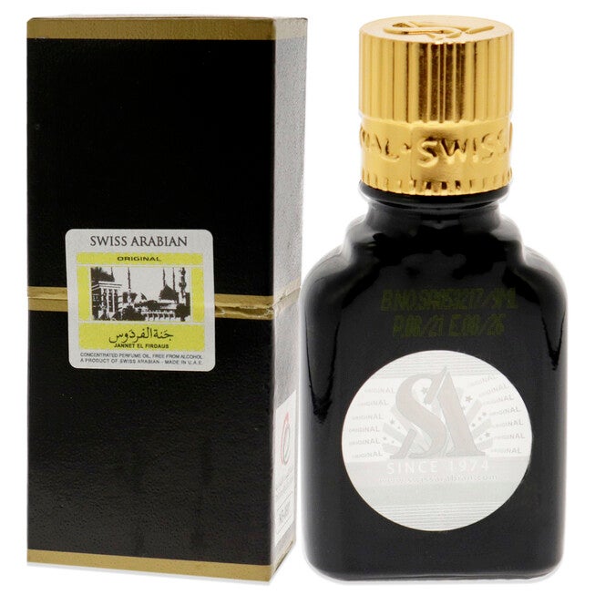 Jannet EL Firdaus Black by Swiss Arabian for Unisex - 0.3 oz Parfum Oil, , alternate image number 7