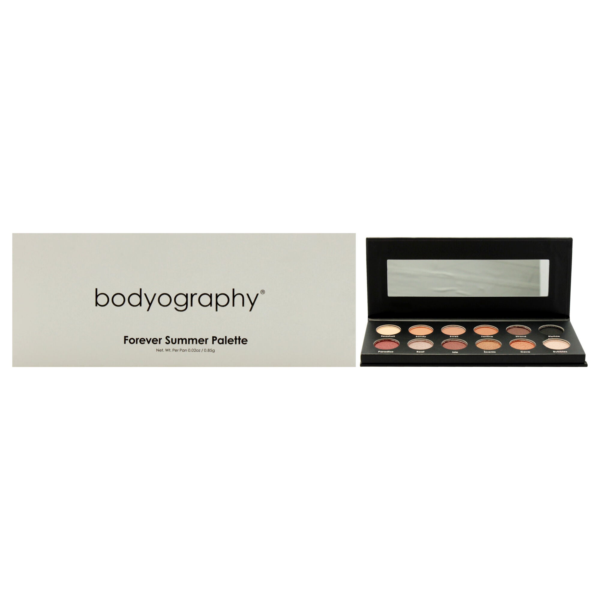 Forever Summer Eyeshadow Palette by Bodyography for Women - 0.24 oz Eye Shadow, See Description, hi-res image number 0