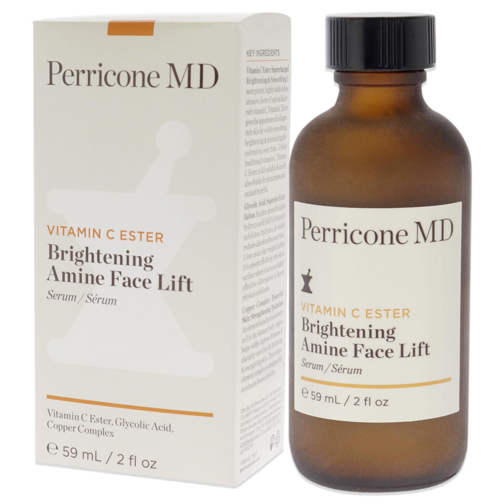 Vitamin C Ester Brightening Amine Face Lift by Perricone MD for Unisex - 2 oz Serum, , alternate image number 7