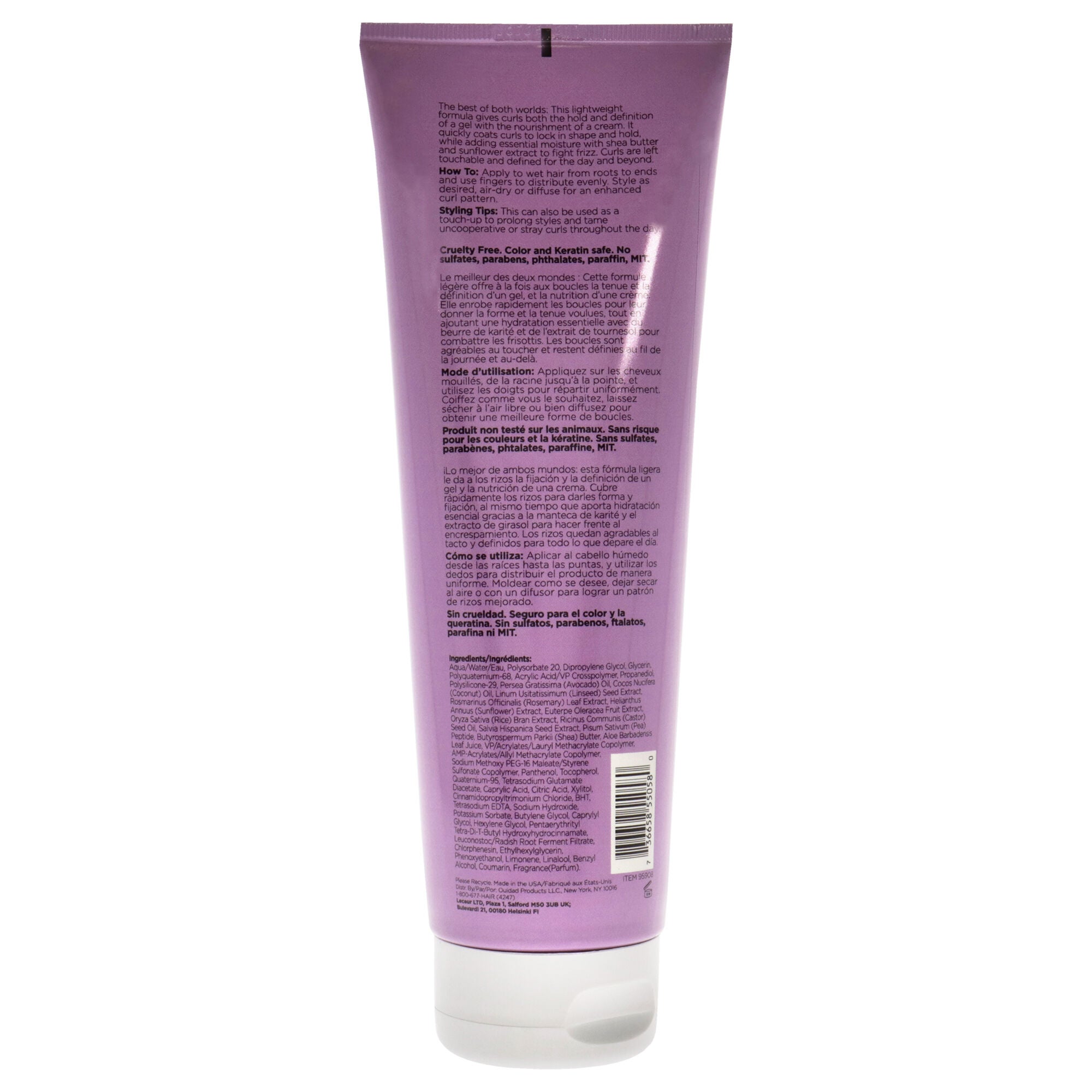 Coil Infusion Give A Boost Styling Plus Shaping Gel Cream by Ouidad for Unisex - 8.5 oz Cream, See Description, alternate image number 2