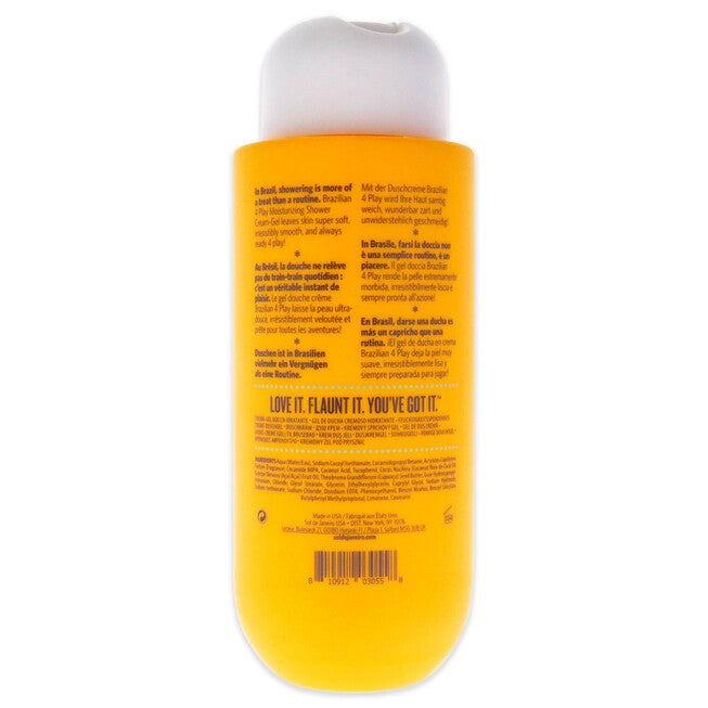 Brazilian 4 Play Moisturizing Shower Cream Gel by Sol de Janeiro for Unisex - 13 oz Shower Gel, , alternate image number 1
