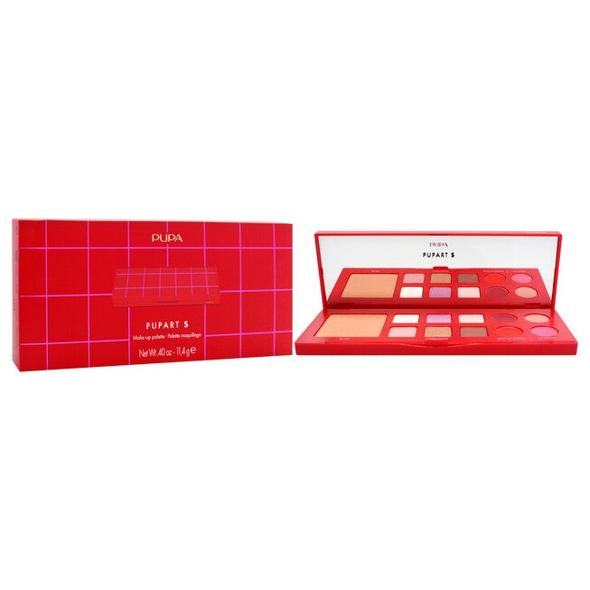 Pupart S Make-Up Palette - 003 Red by Pupa Milano for Women - 0.4 oz Makeup, See Description, alternate image number 2