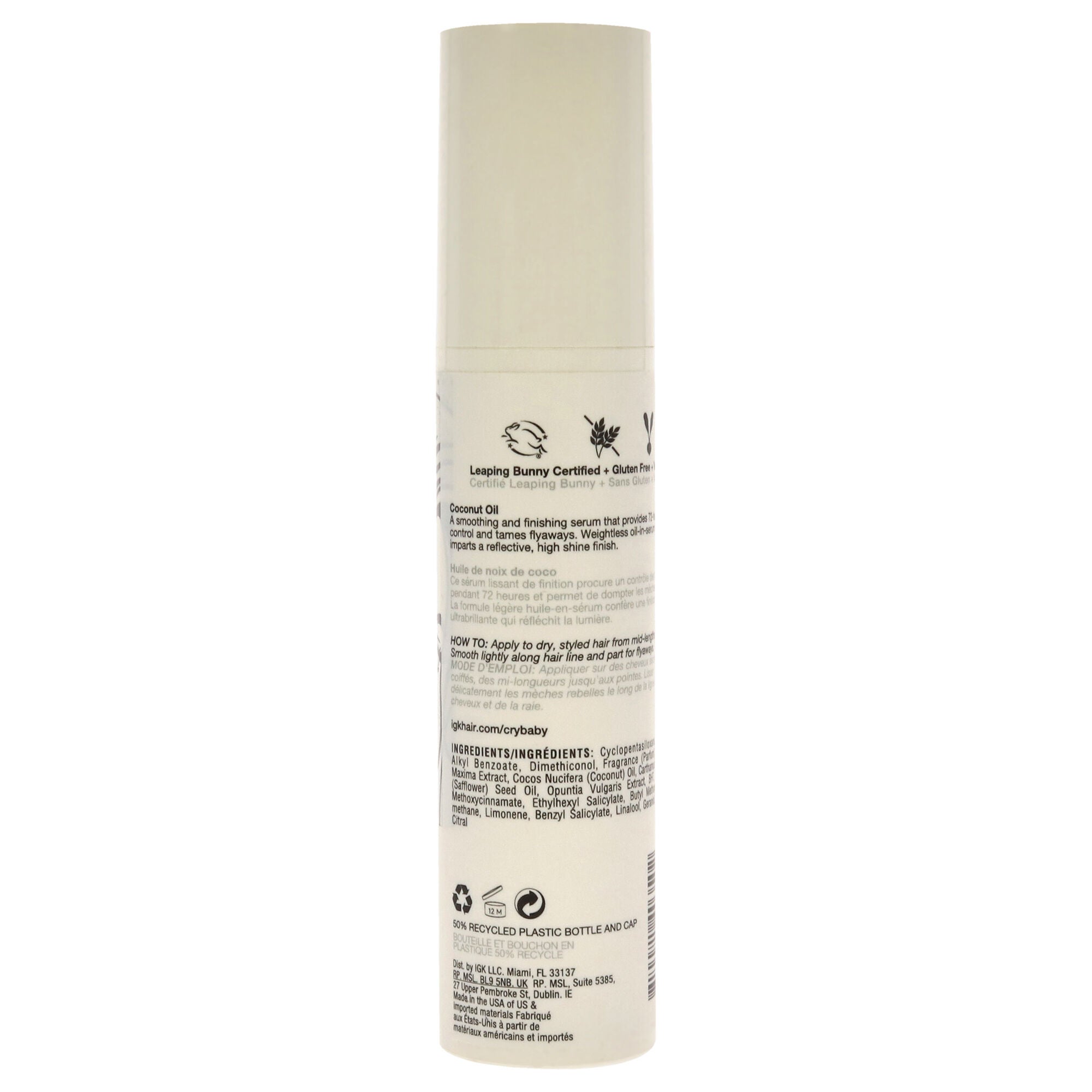 Crybaby Smoothing and Finishing Serum by IGK for Unisex - 1.5 oz Serum, , alternate image number 3
