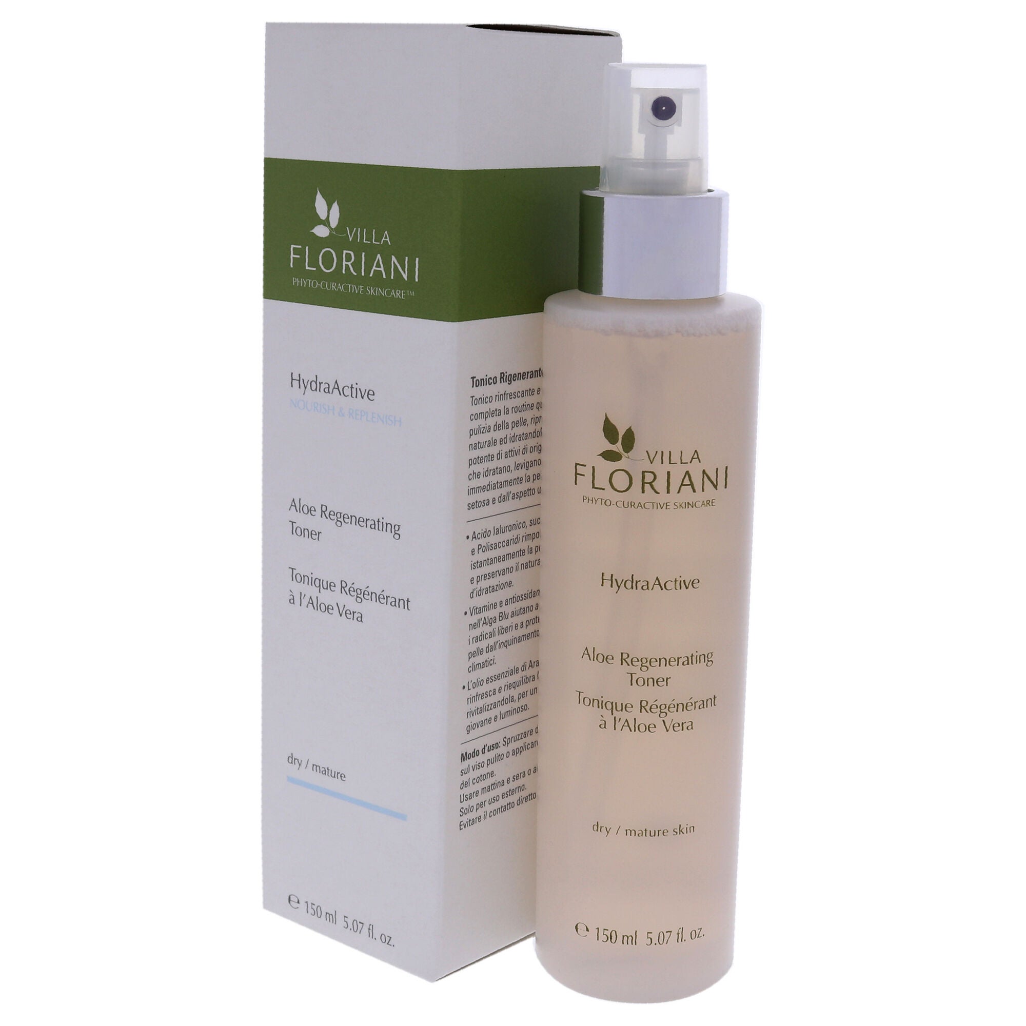 Regenerating Toner - Aloe by Villa Floriani for Women - 5.07 oz Toner, See Description, alternate image number 3