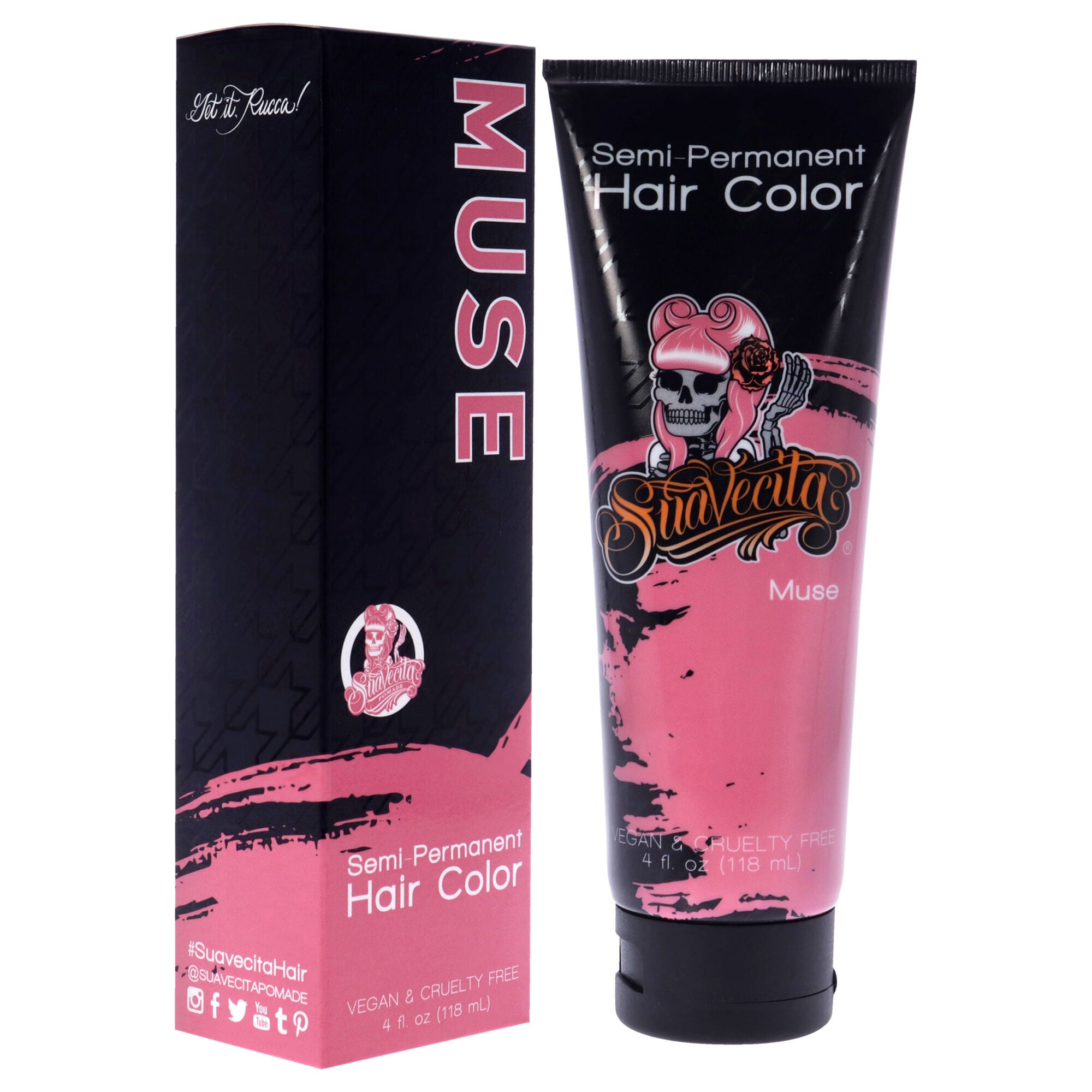 Semi-Permanent Hair Color - Muse by Suavecito for Unisex - 4 oz Hair Color, See Description, alternate image number 1