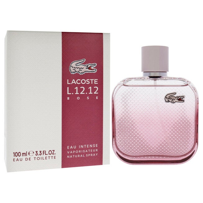 Lacoste Eau De L.12.12 Rose Eau Intense by Lacoste for Women - 3.3 oz EDT Spray, See Description, alternate image number 2
