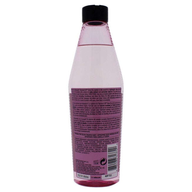 Diamond Oil Glow Dry Gloss Shampoo by Redken for Unisex - 10.1 oz Shampoo, , alternate image number 5