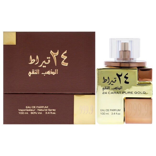 24 Carat Pure Gold by Lattafa for Women - 3.4 oz EDP Spray, See Description, hi-res image number 0