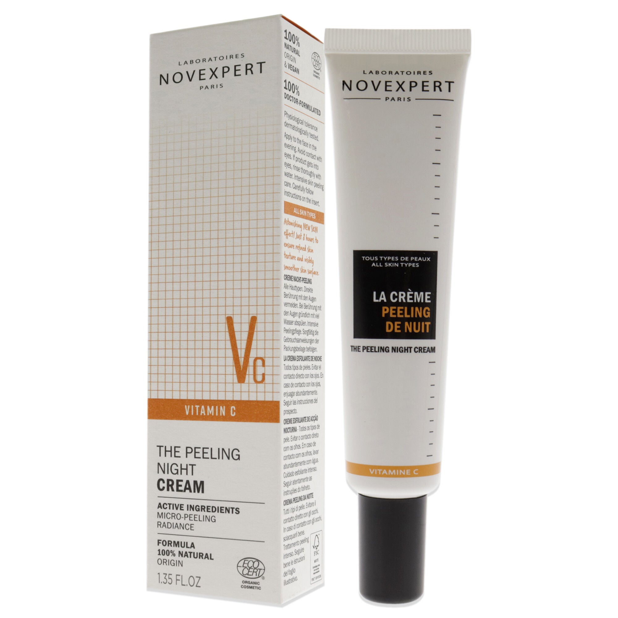 The Peeling Night Cream by Novexpert for Unisex - 1.35 oz Cream, , alternate image number 7