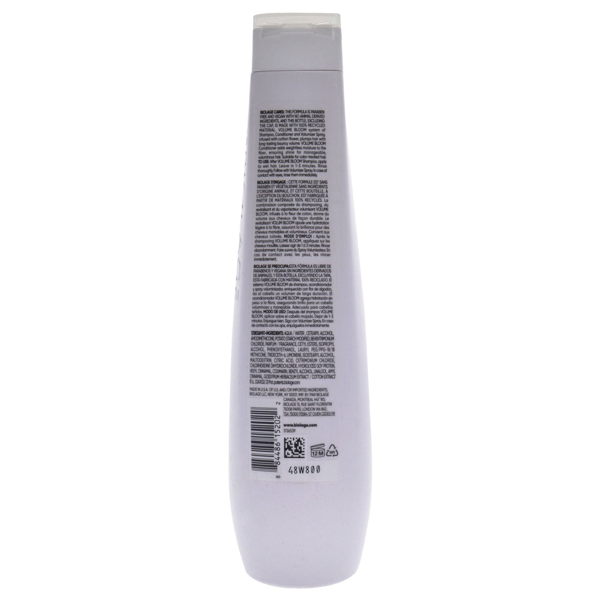 Biolage VolumeBloom Conditioner by Matrix for Unisex - 13.5 oz Conditioner, See Description, alternate image number 2