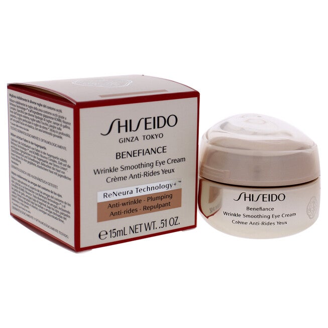 Benefiance Wrinkle Smoothing Eye Cream by Shiseido for Unisex - 0.51 oz Cream, See Description, alternate image number 2