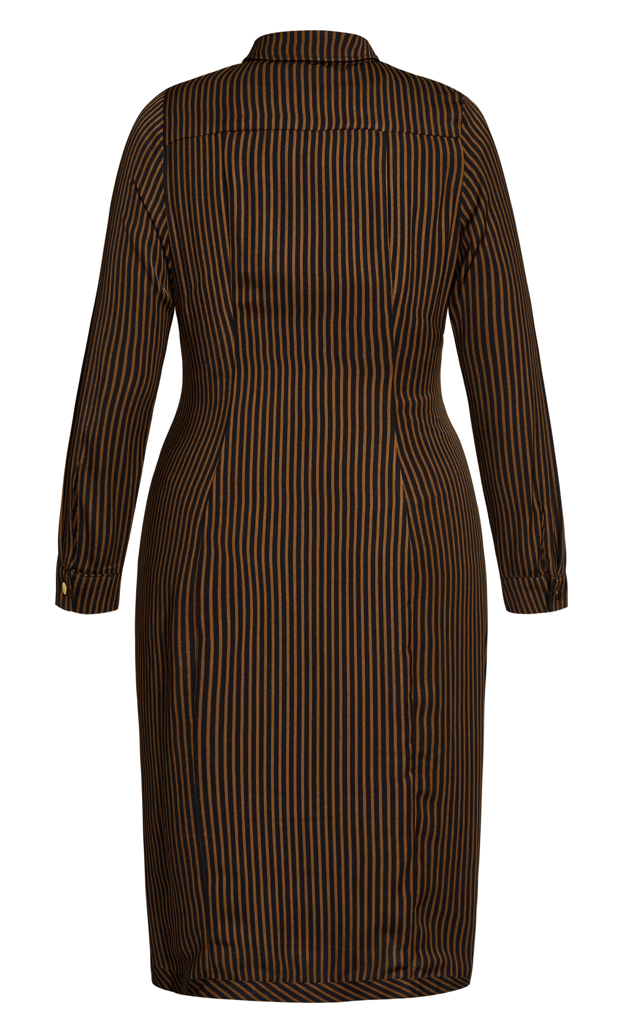 Twisted Stripe Dress - copper, , alternate image number 4