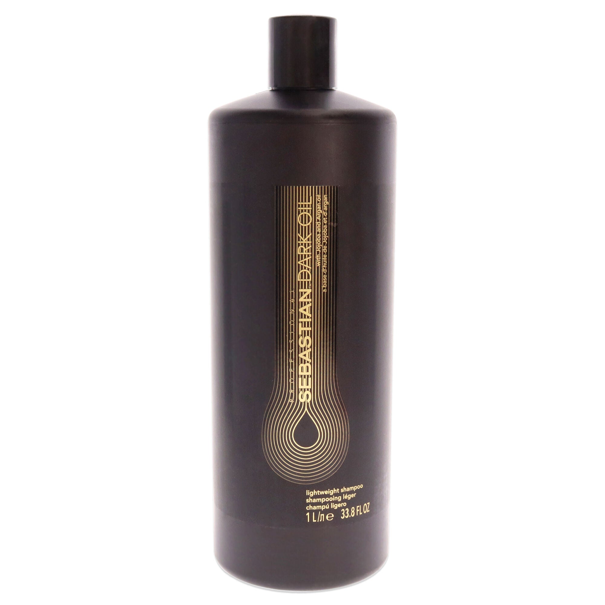 Dark Oil Lightweight Shampoo by Sebastian for Unisex - 33.8 oz Shampoo, See Description, hi-res image number 0
