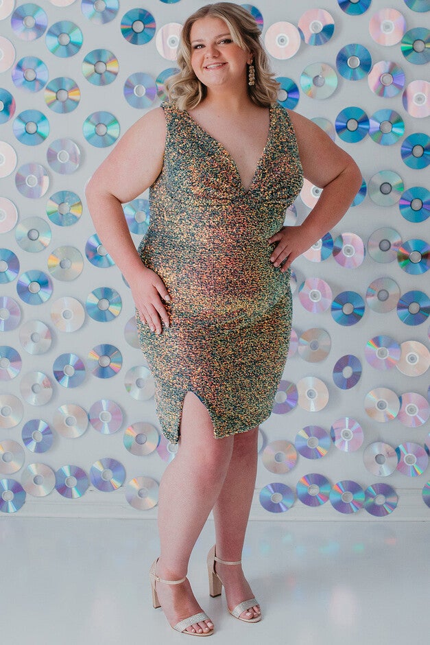 Catch the Light Homecoming Dress, Blue Blitz, hi-res image number 0