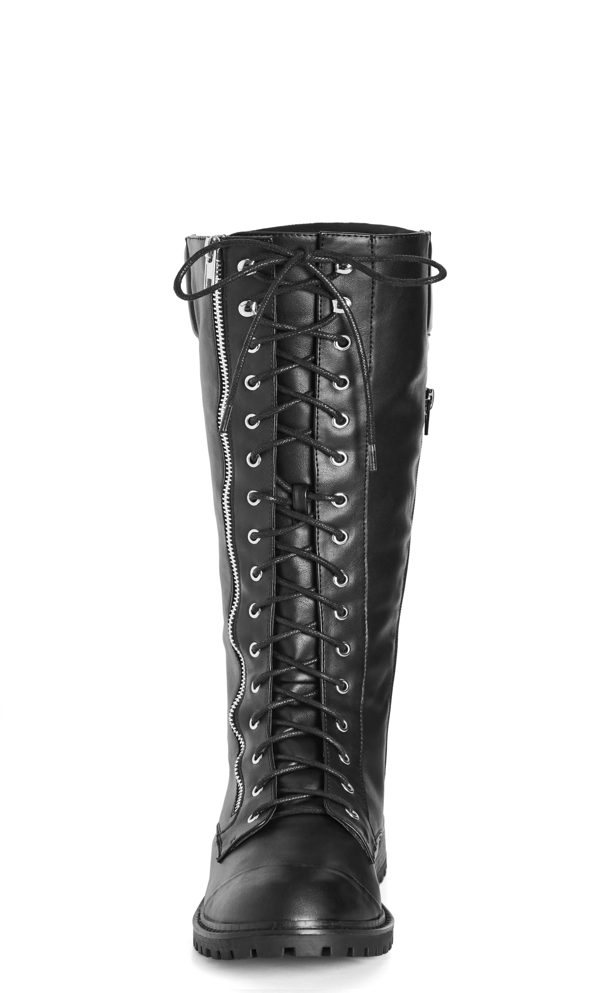 WIDE FIT Rochelle Knee Boot - black, , alternate image number 4