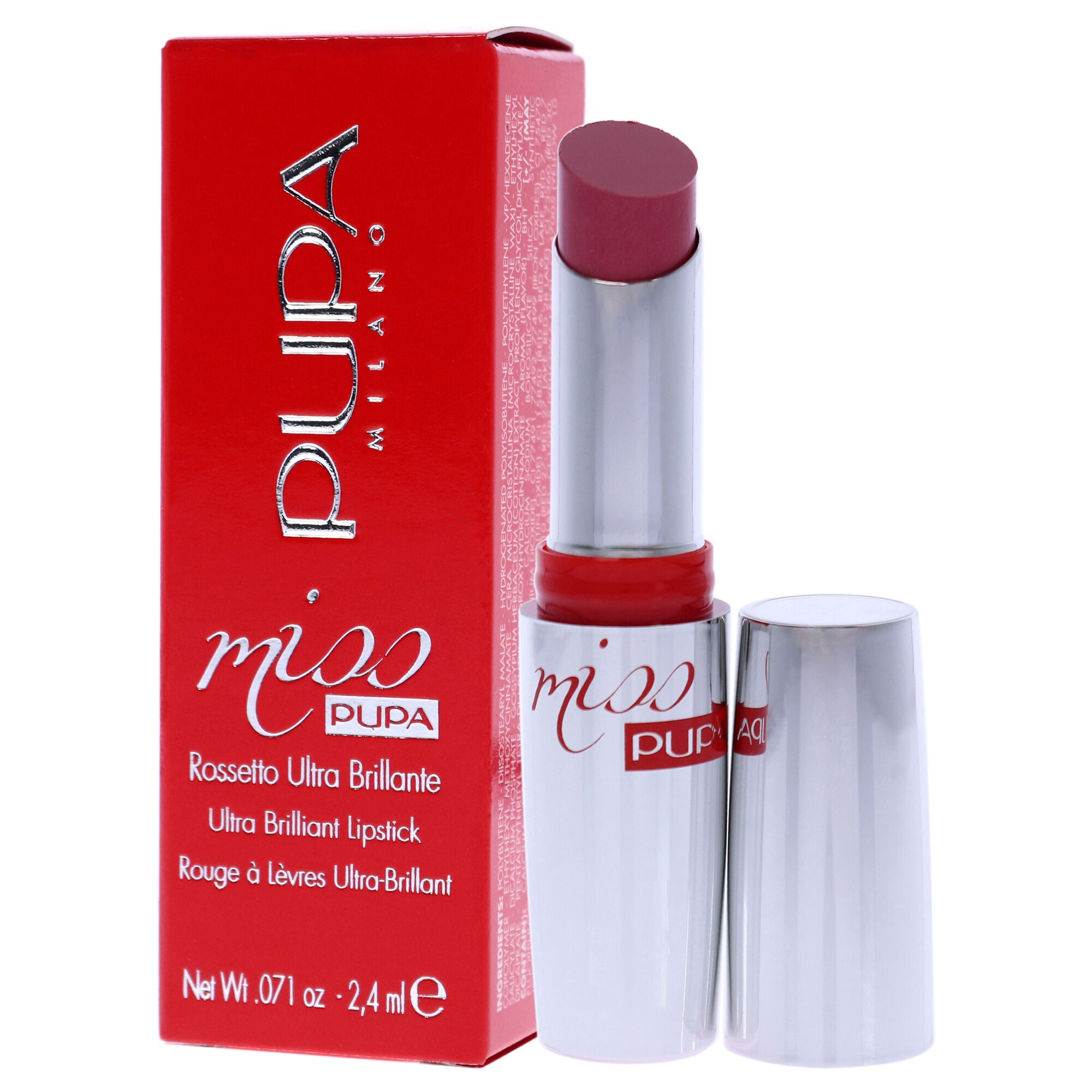 Miss Pupa Ultra Brilliant Lipstick - 102 Candy Nude by Pupa Milano for Women - 0.071 oz Lipstick, See Description, alternate image number 2