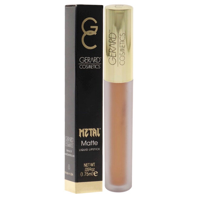 Hydra Metal Matte Liquid Lipstick - Vegas by Gerard Cosmetic for Women - 0.085 oz Lipstick, See Description, alternate image number 2