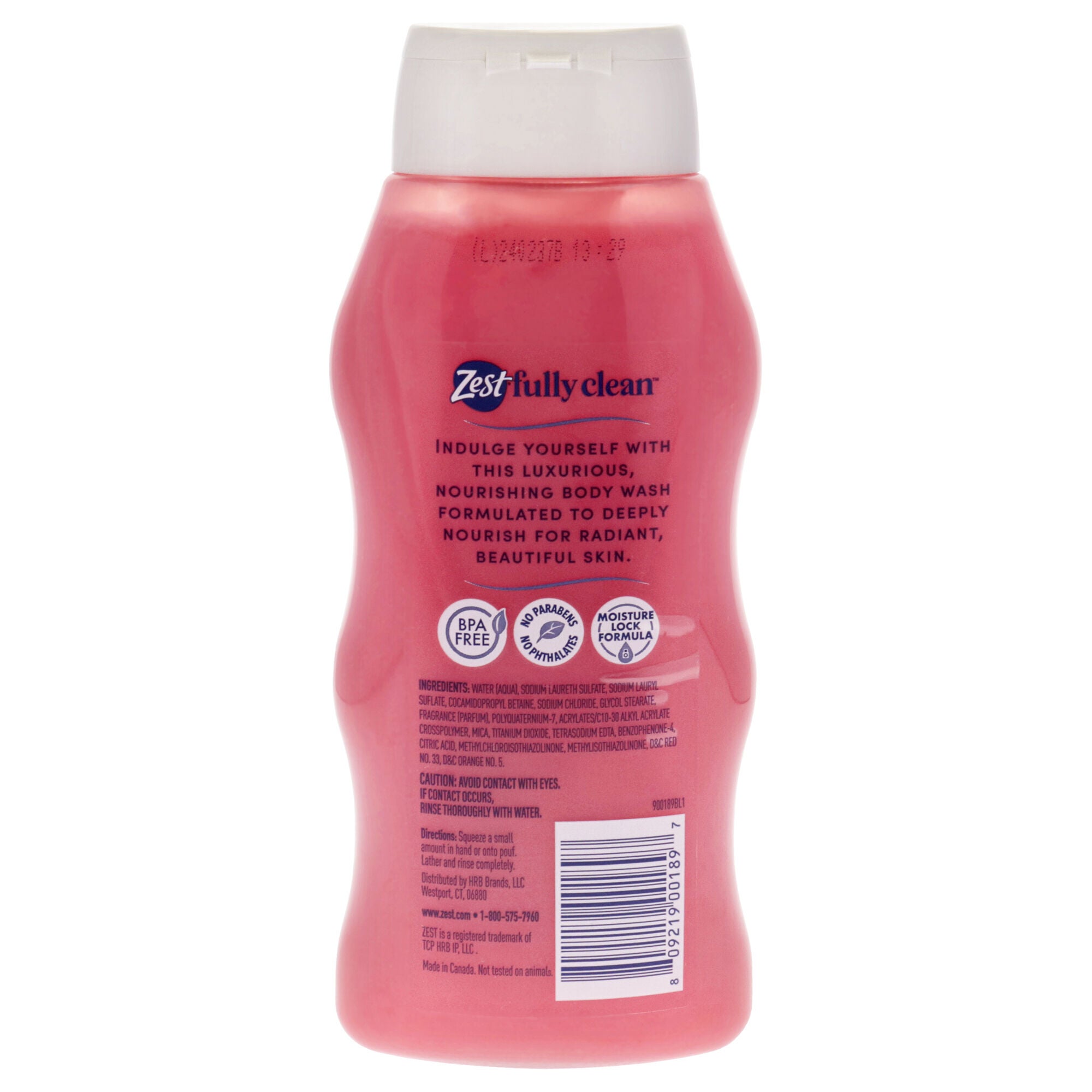 Nourish and Rejuvenate Body Wash - Wild Cherry and Vanilla by Zest for Women - 20 oz Body Wash, See Description, alternate image number 2