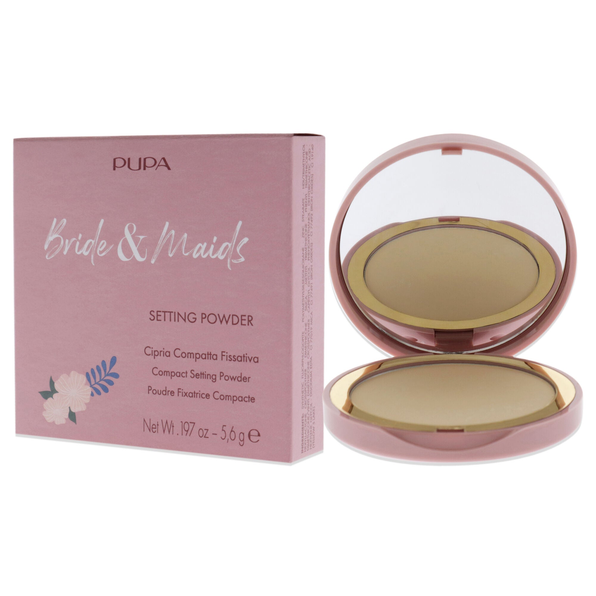 Bride and Maids Setting Powder - 001 Bride Veil by Pupa Milano for Women - 0.197 oz Powder, See Description, alternate image number 3