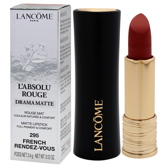 LAbsolu Rouge Drama Matte Lipstick - 295 French Rendezvous by Lancome for Women - 0.12 oz Lipstick, , alternate image number 7